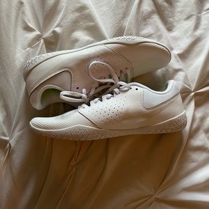 White Nike Women's Cheer Shoes